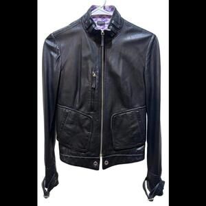 Joseph Leather Jacket, size M, goat skin biker‎ jacket Soft Lined